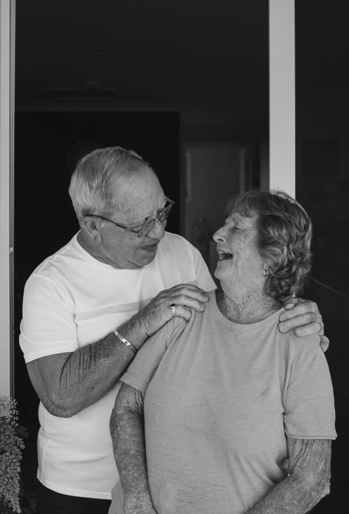 Conversa e boa disposição entre idosos